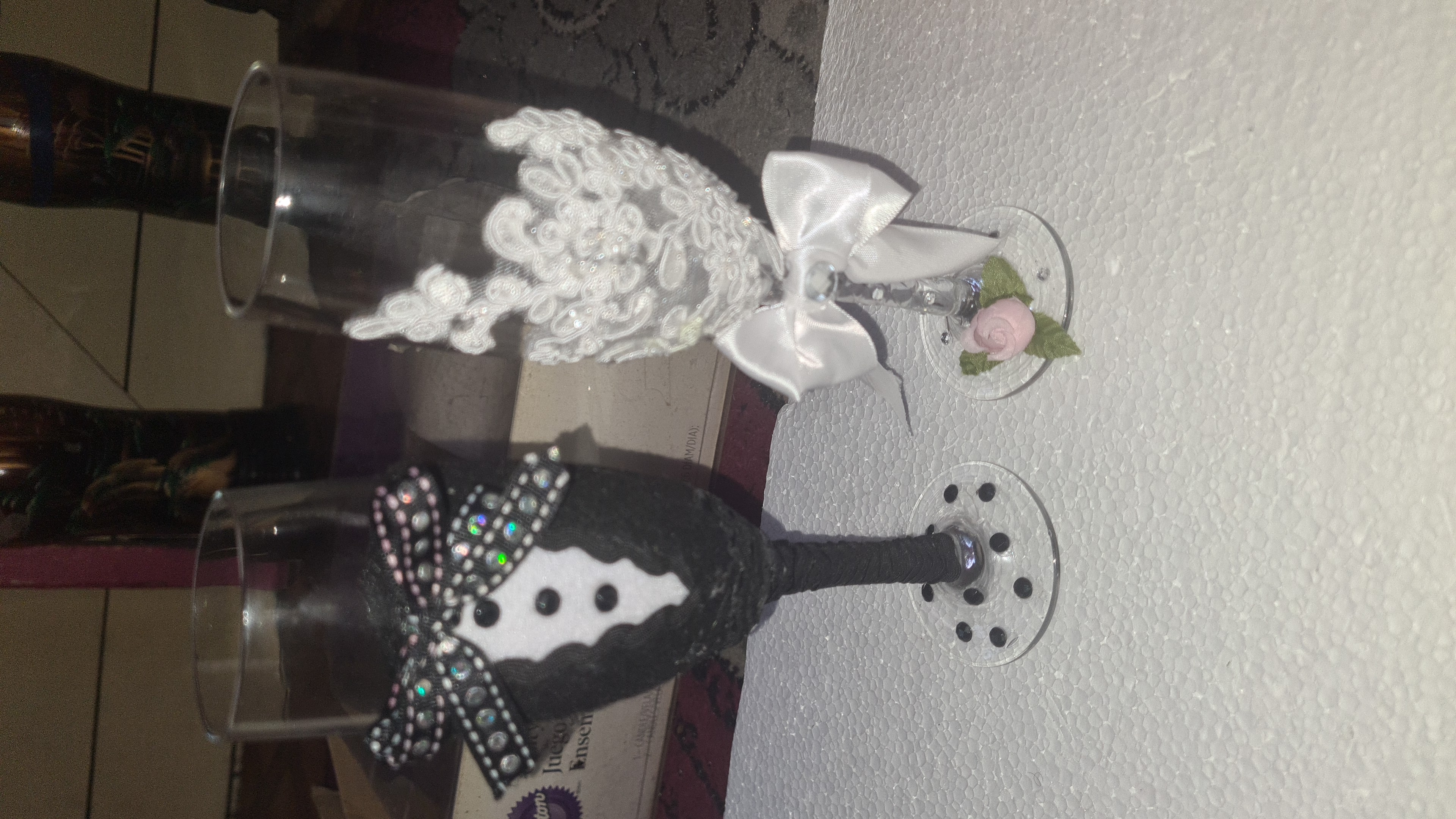 Mr / Mrs glass