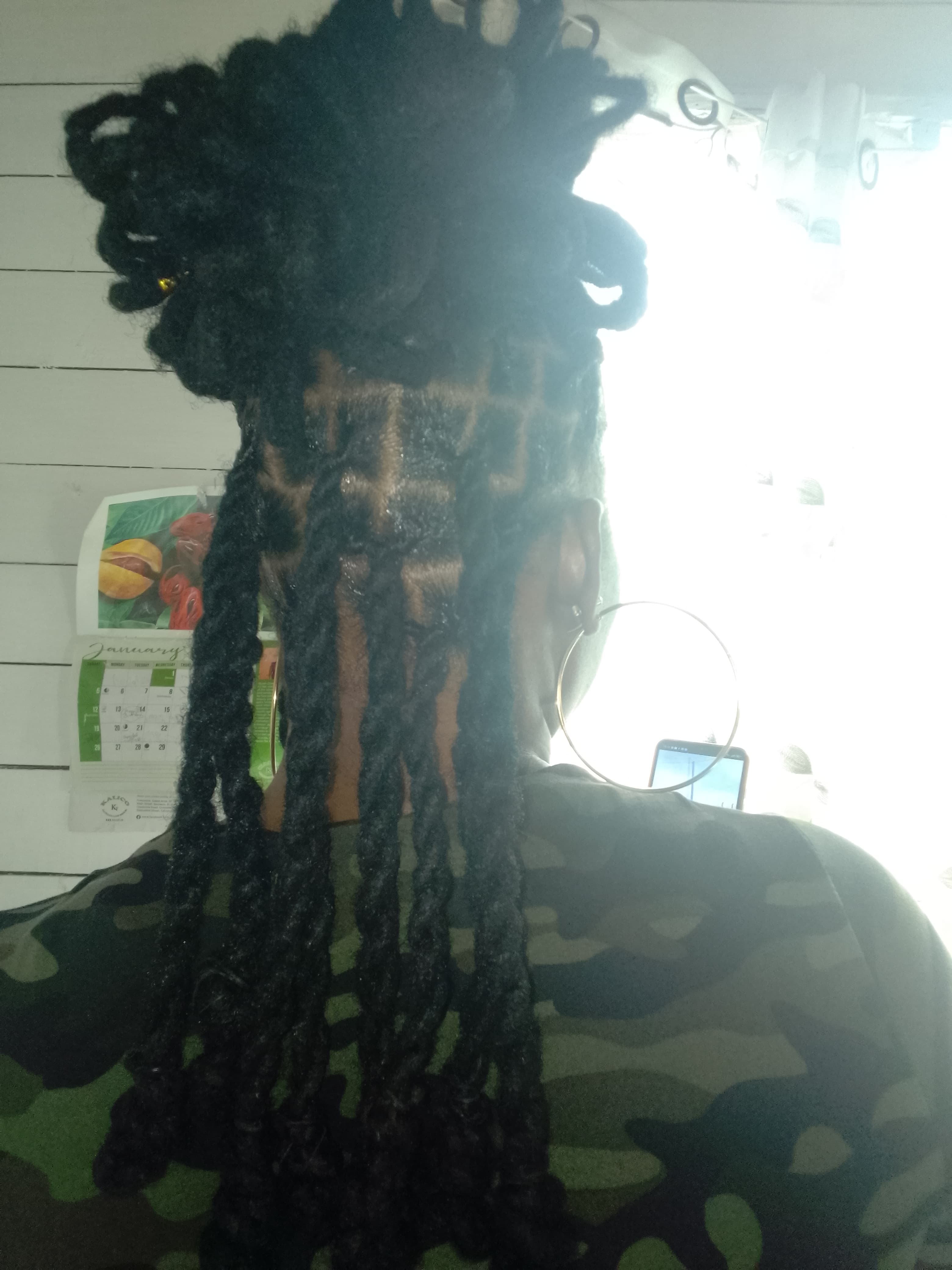 Loc retwist and style