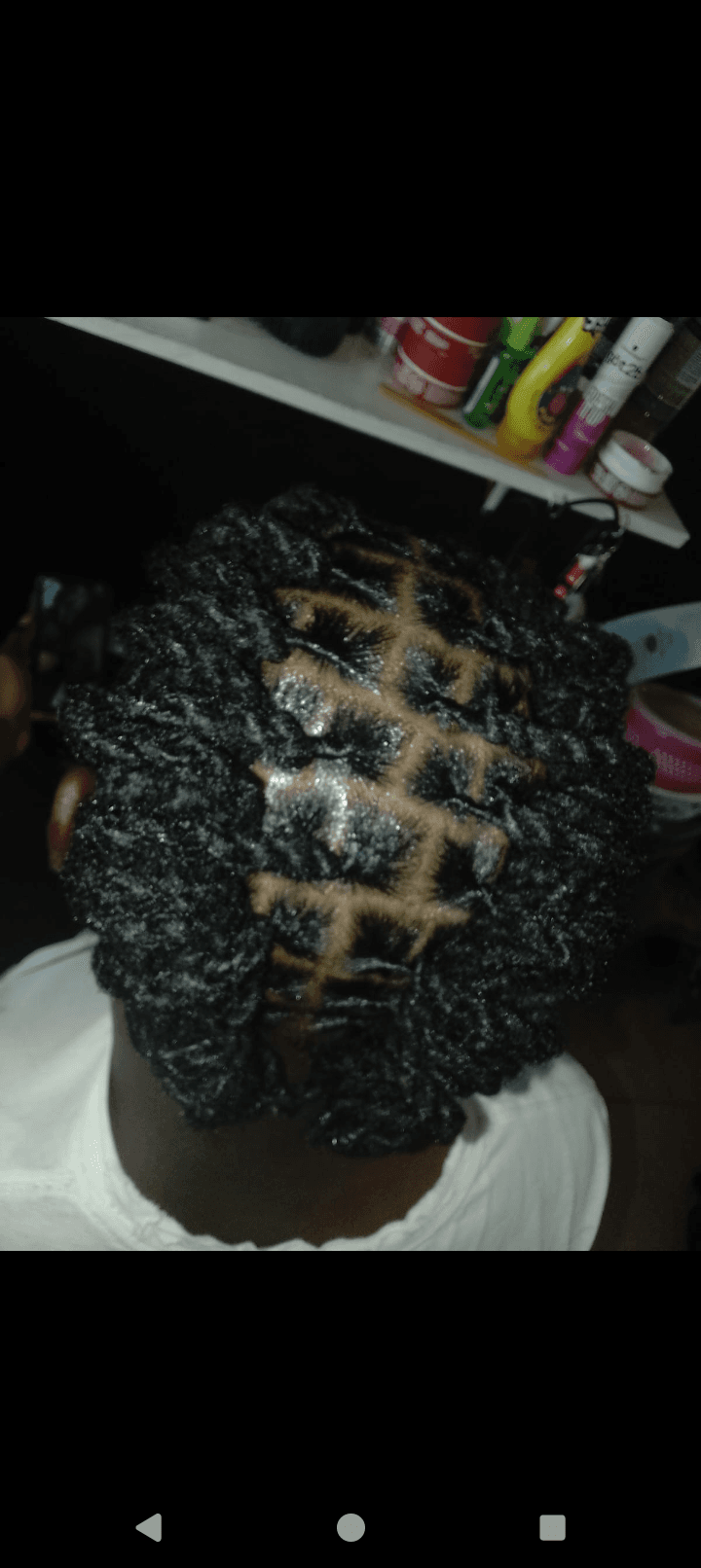 Loc retwist and style