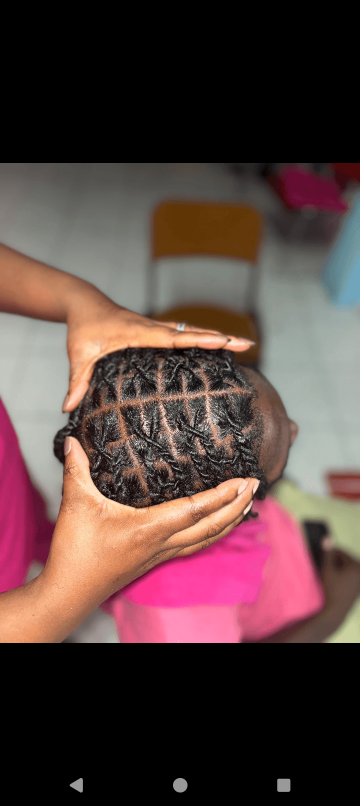 Loc retwist and style